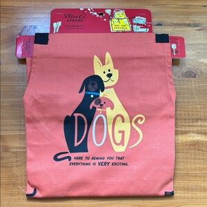 Blue Q Orange Dog Apron -  New